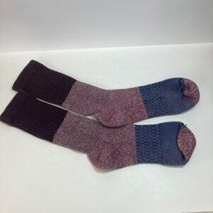 Bonobos Wool Socks Purple Blue Womens 6-9 Gorpcore